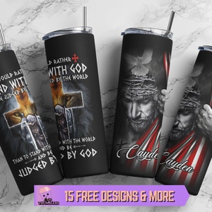 20oz Skinny Christian Inspirational Quote Tumbler Wrap, PNG Sublimation Straight & Tapered Christian Tumbler Design Digital Download