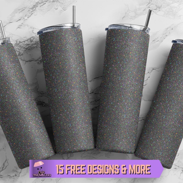 Digital Glitter 20oz Glitter Specks Tumbler Wrap Sublimation Design Tapered|Straight Instant PNG Download DIGITAL ONLY