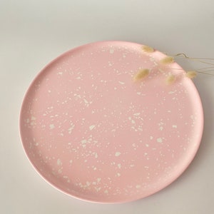 Large Light Pink Terrazzo Tray, Large Terrazzo Vanity Tray, Catchall Large Terrazzo Tray, Housewarming Gifts