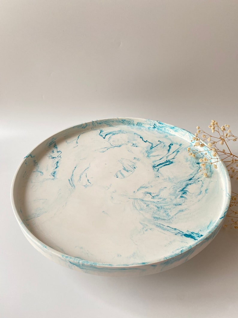 Table Trays Large Serving Concrete Tray Catchall Tray Etsy