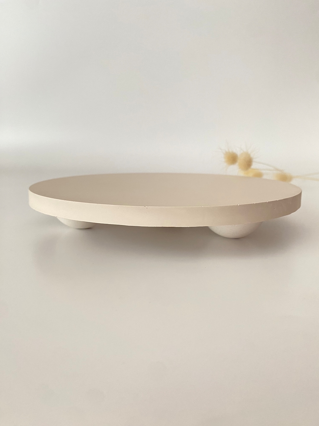 9 Color Options of Round Stone Riser Tray, Kitchen/ Livingroom Decor ...