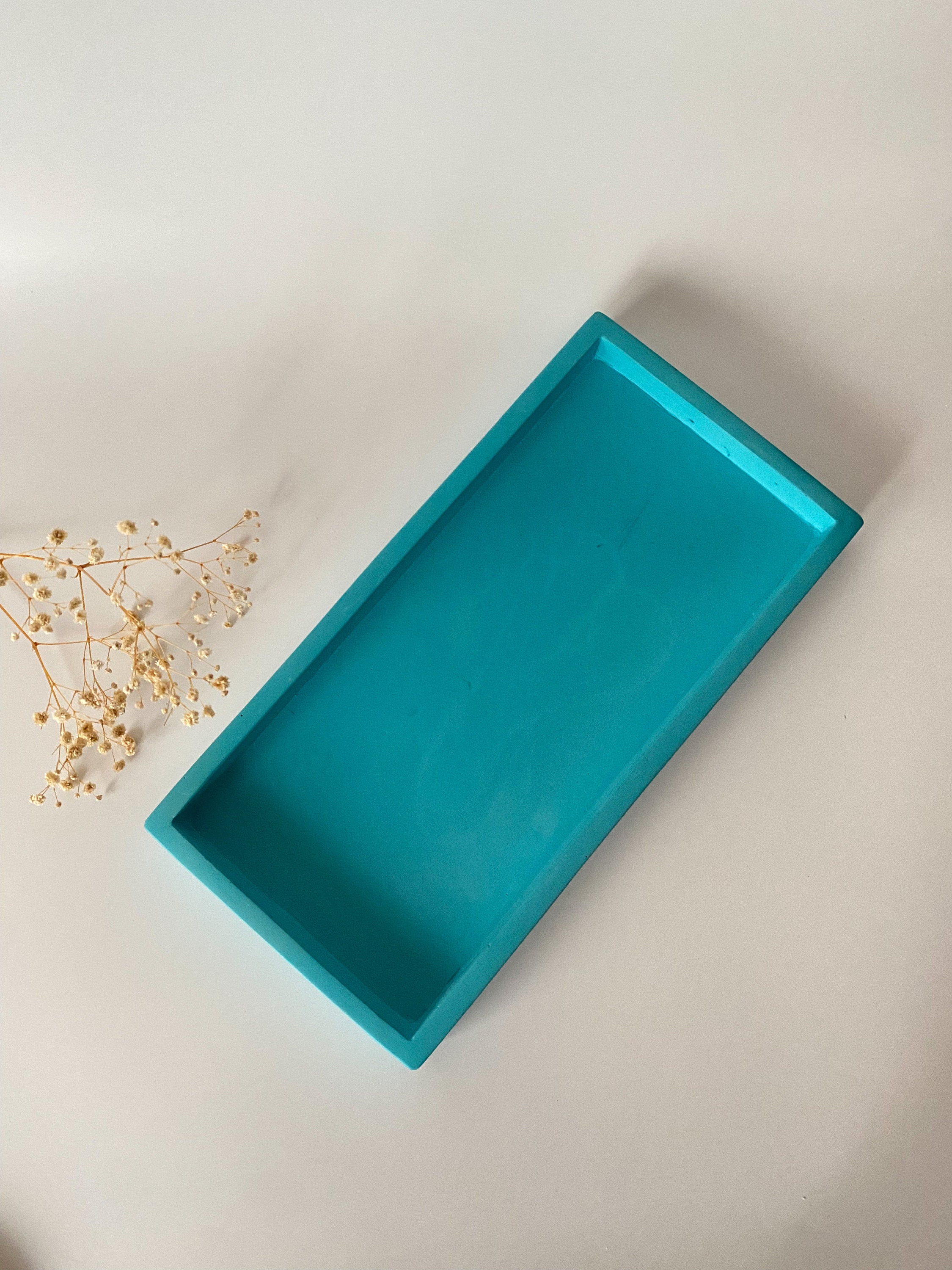 Rectangular Minimalist Bathroom Tray Bottles Organizer Large - Etsy