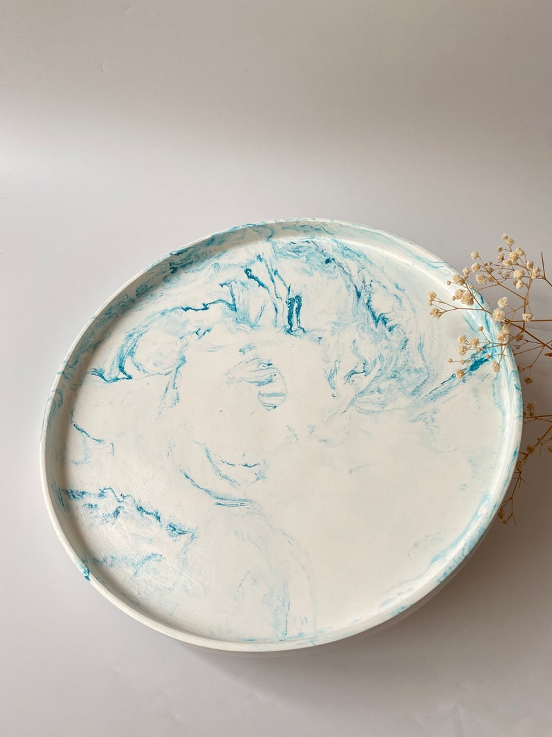 Table Trays Large Serving Concrete Tray Catchall Tray Etsy