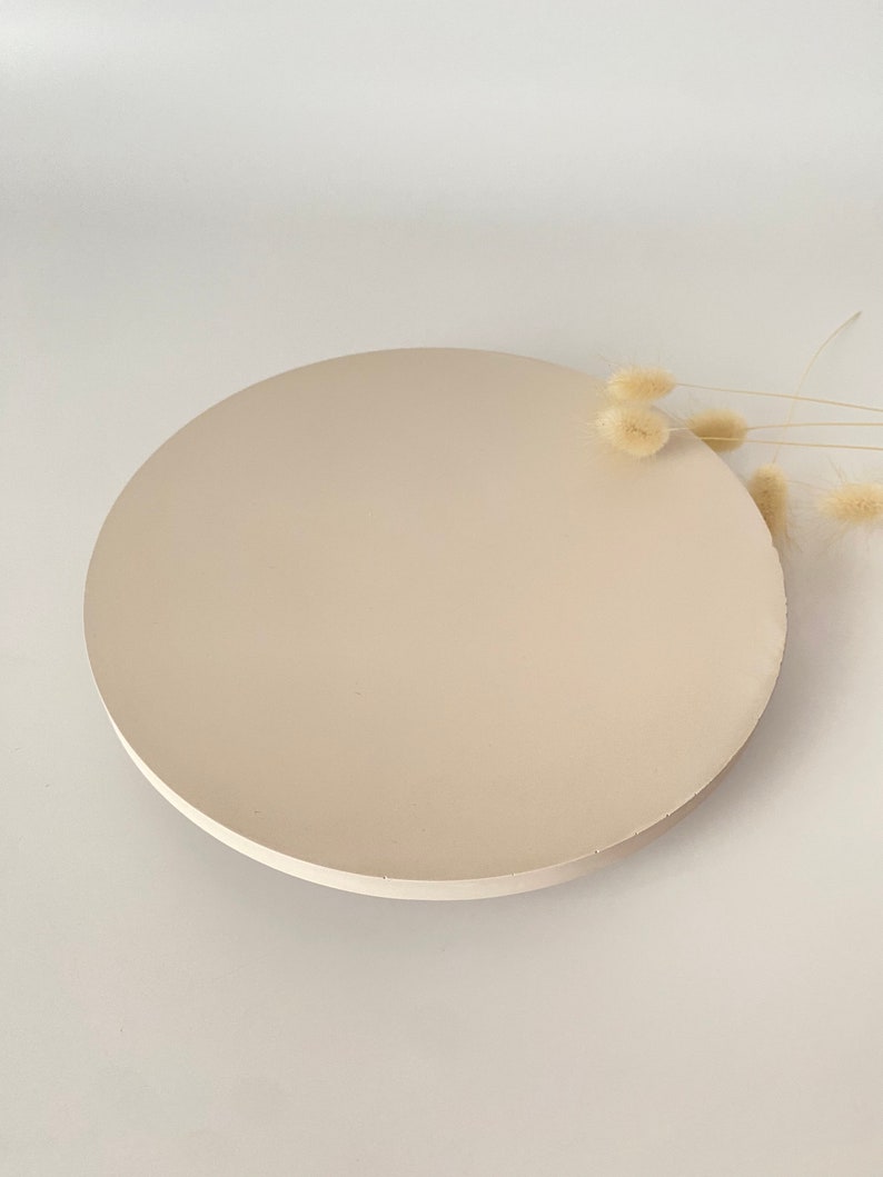 9 Color Options of Round Stone Riser Tray, Kitchen/ Livingroom Decor ...