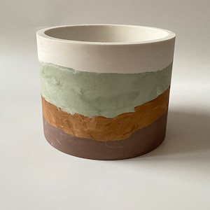 Large Concrete Planter, Large Stone Planter, Minimalist Large Planter, Christmas Gifts, Large Indoor Concrete Planter