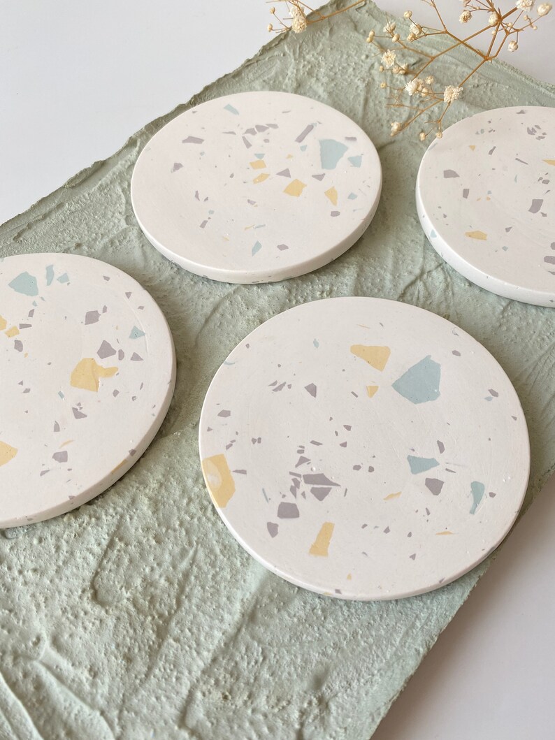 BeautyofStoneCrafts Terrazzo Coasters - Thumbnail 4