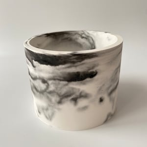 Marble Concrete Planter, Large Indoor Planter, Christmas Gifts