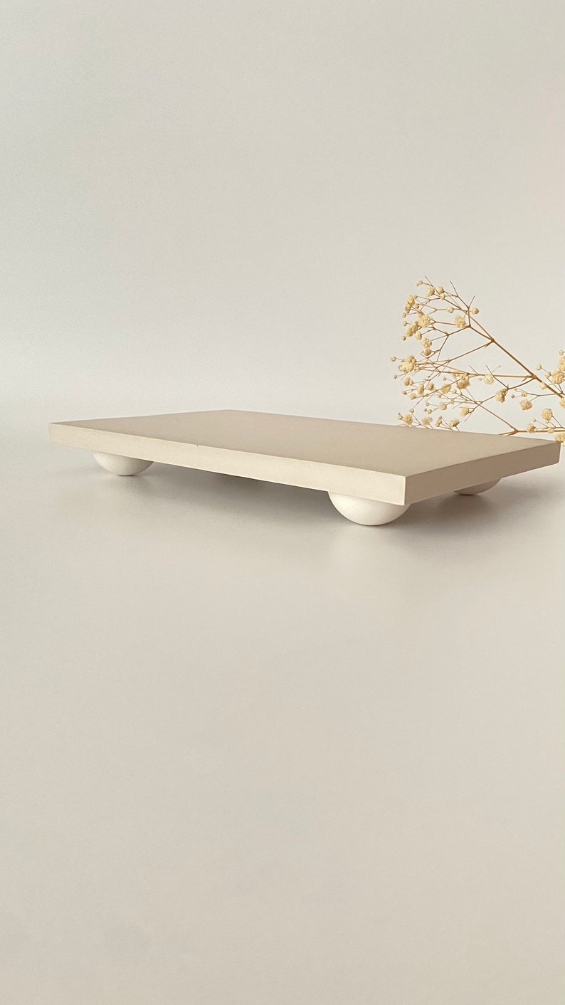 Ceramic Riser Tray Rectangle Decorative Rectangular Concrete Riser Tray, Concrete Stand in 9 Color ...