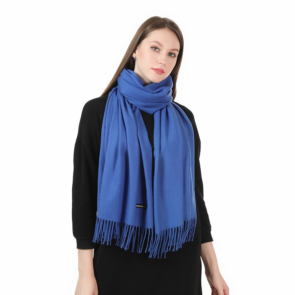 Winter Cashmere Scarf Pashmina Shawl Wrap for Women Long Large Warm
