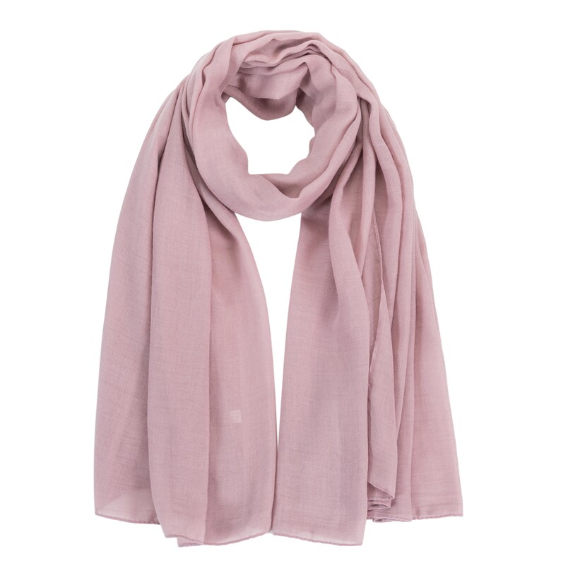 Women's Cotton Scarves Ladies Light Soft Fashion Scarf Neck Solid Wrap