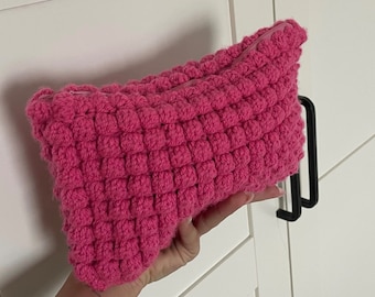Bobble Crochet Clutch Bag Pattern, Beginner Friendly Crochet Tote Bag Pattern, Easy Crochet Purse, Crochet Handbag Pattern PDF Digital File