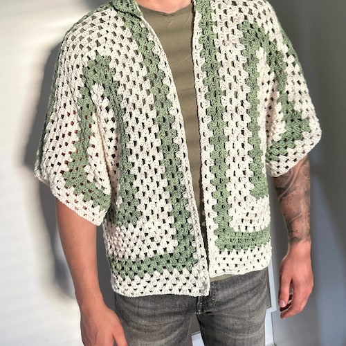Granny Stitch Hexagon Shirt Crochet Pattern I Unisex Crochet Shirt