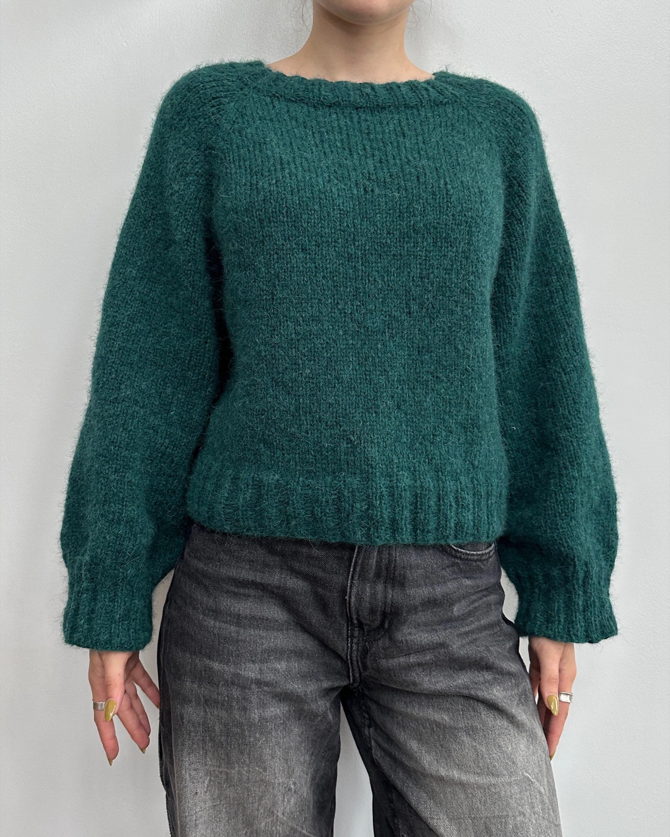 Knit Drift Sweater Pattern, Beginner Friendly Knit Raglan Pattern