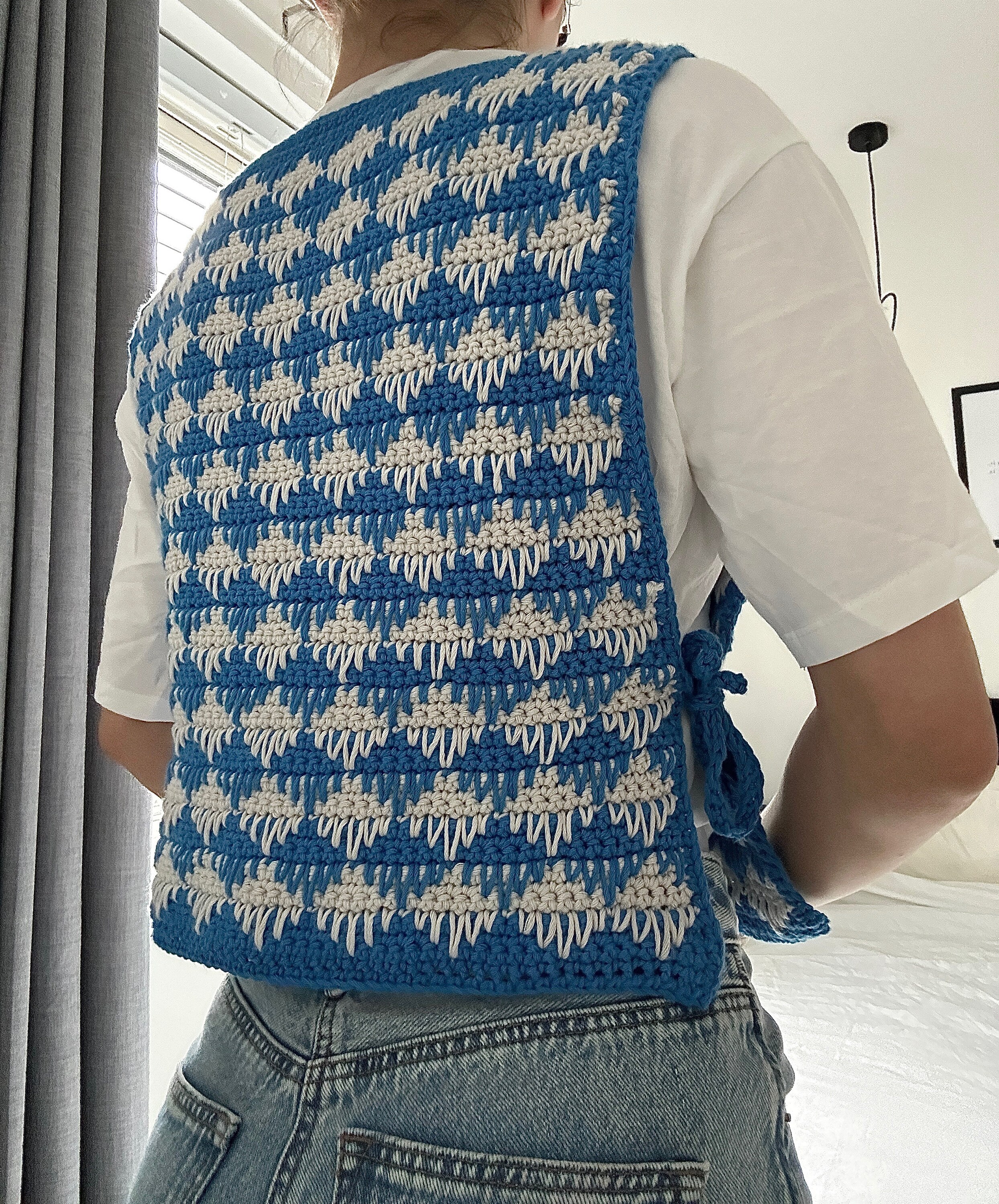MameKurogouchi Curtain Motif KnittedVest カーテンモチーフのニット