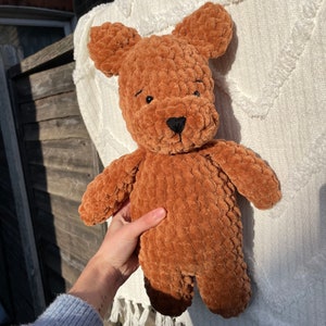 Teddy Bear Crochet Pattern - Chunky Huge Stuffed Animal Toy Amigurumi Digital Pattern
