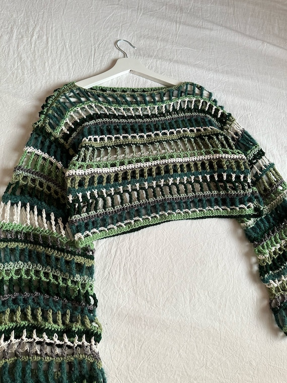 Mesh Stitching Long Sleeve Sweater Mesh Stitching Long Sleeve Sweater