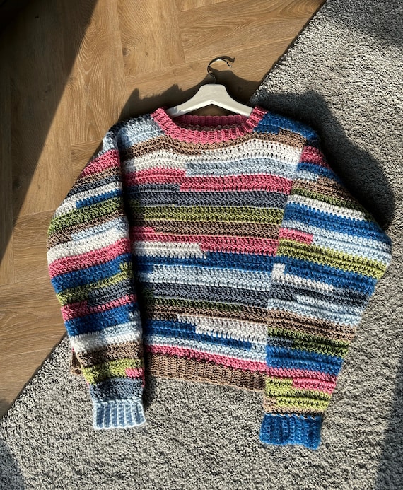 Patron de sueter de crochet para mujer I Patron de sueter de crochet facil para principiantes I Talla S XL I Solo archivo PDF Etsy Mexico