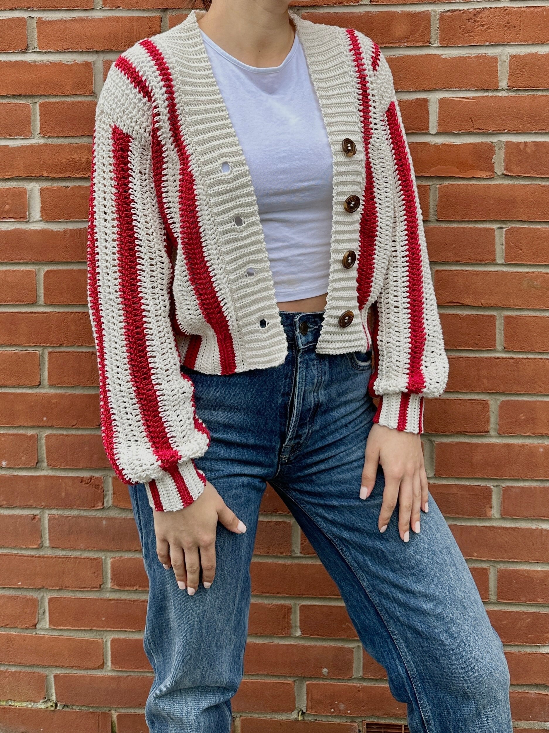 39 Crochet Button Patterns and Projects That Show Them Off 10 Crochet Cardigan Pattern Beginner Friendly Button-Up