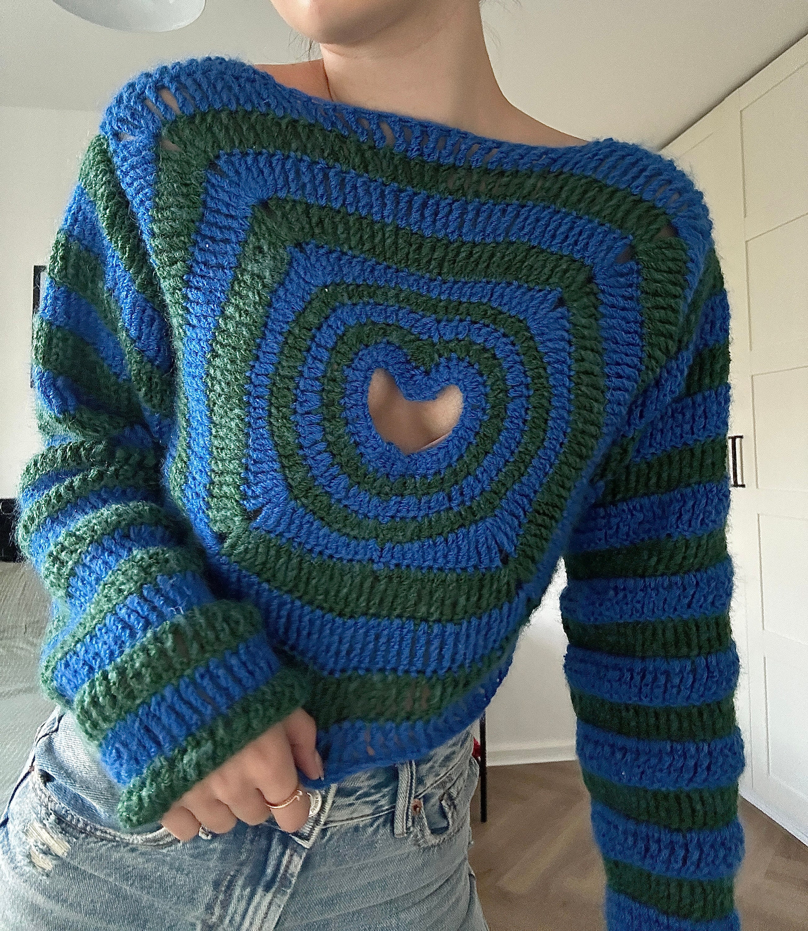 ☆新品未開封☆Heart crochet knit tops SLY | HEART CROCHET KNIT トップス (ニット ) |SHEL'TTER WEBSTORE