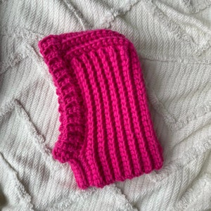 Chunky Crochet Balaclava Pattern | Crochet Hood Pattern | PDF File