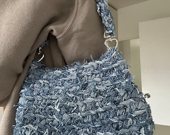 Crochet Jeans Yarn Handbag Pattern I Kenikse Crochet