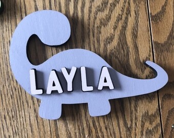 LARGE Dinosaur Name Puzzle Learning for Children Alphabet