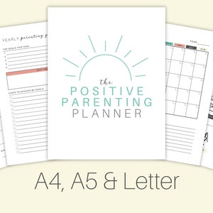 Positive Parenting Planner, Family Planner, Home Management Binder, Instant Digital Download