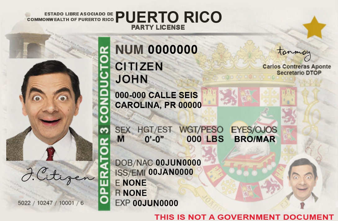Puerto Rico Fake Id
