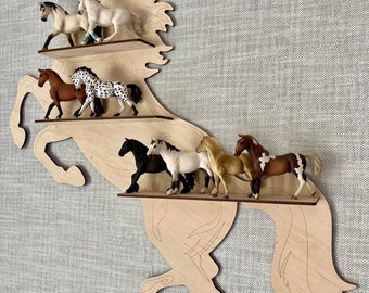 Schleich Pferderegal  DIY-Holzregal aus Birkensperrholz