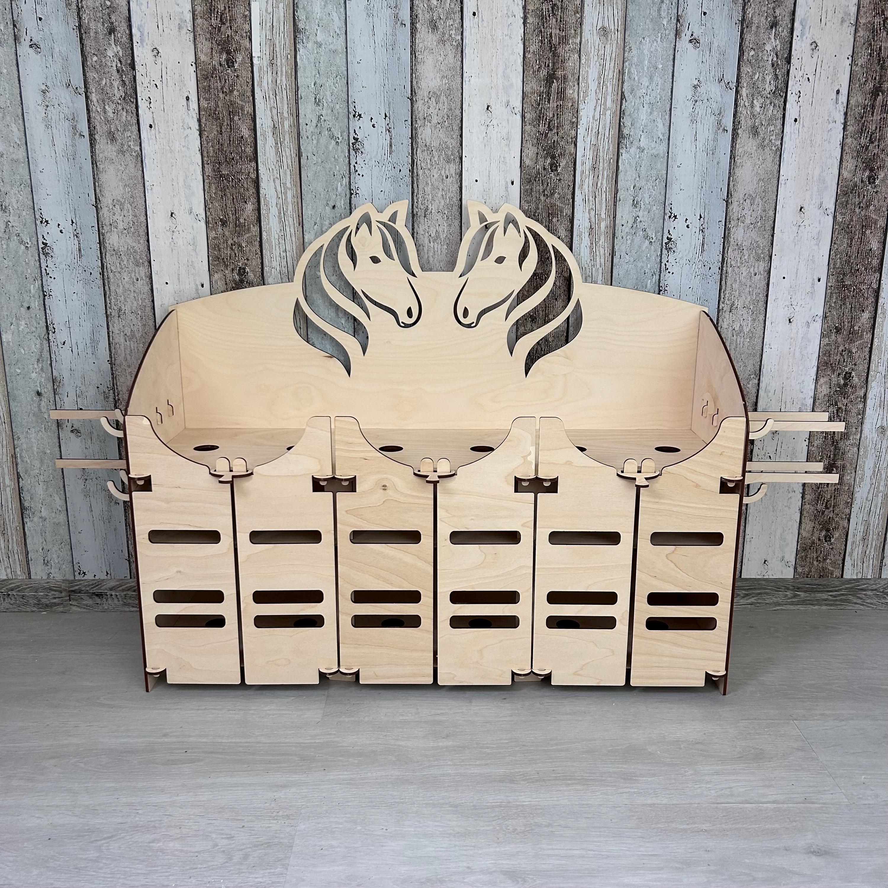 Hobby Horse Stand - Wooden Stable for 6 Horses - Handmade - Etsy
