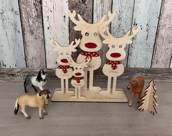Reindeer family ( 4 persons )