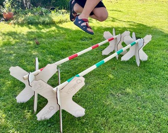 HOBBY HORSE CAVALETTI Mega Set od 2 Obstacles with 2 Poles