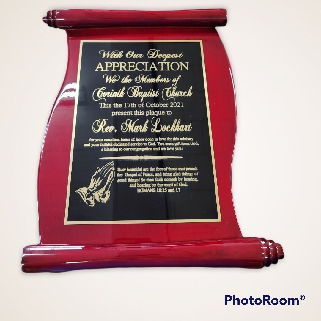 Custom Plaques and Trophies for All Occasions Etsy