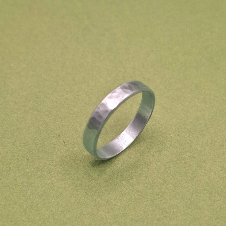 Custom-made solid silver ring image 6