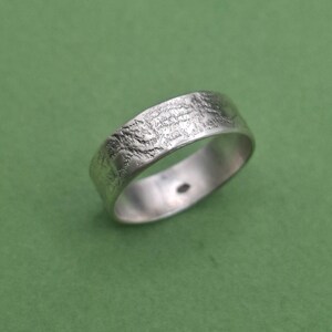Custom-made solid silver ring image 2