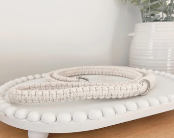 Macrame Dog Lead | Straight Design | Handmade | Eco friendly | Recycled Cotton | Dog Leads | Pet Accessories | Gift Ideas