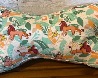 Simba's Jungle Jaunt 3 Sided, Bone Shaped, Travel Pillow, Great Multipurpose Pillow, Supportive Comfort for Side Sleepers, Lumbar Support
