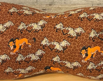 Almohada de viaje Prowling Scar de 3 lados con forma de hueso, excelente almohada multiusos, comodidad y soporte para quienes duermen de lado, con soporte lumbar.