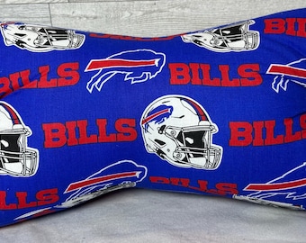 Buffalo Bills 3 Sided Bone Shaped Travel Pillow, Multipurpose Pillow, Supportive Comfort for Side Sleepers, Lumbar Support