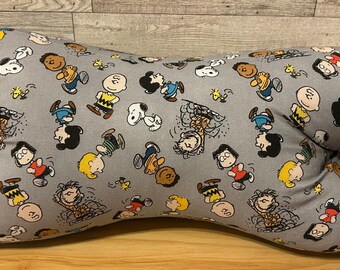 Almohada de viaje Lucy's Dancing de 3 lados con forma de hueso, excelente almohada multiusos, comodidad y soporte para quienes duermen de lado, soporte lumbar
