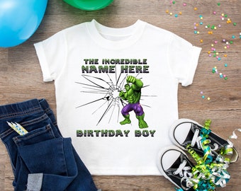 Hulk Birthday Shirt | Etsy Singapore