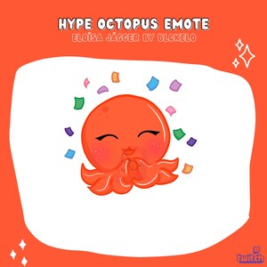TWITCH EMOTE | Hype Octopus | Octopus Collection