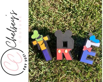 Mickey Mouse Clubhouse 3d Letters - Etsy