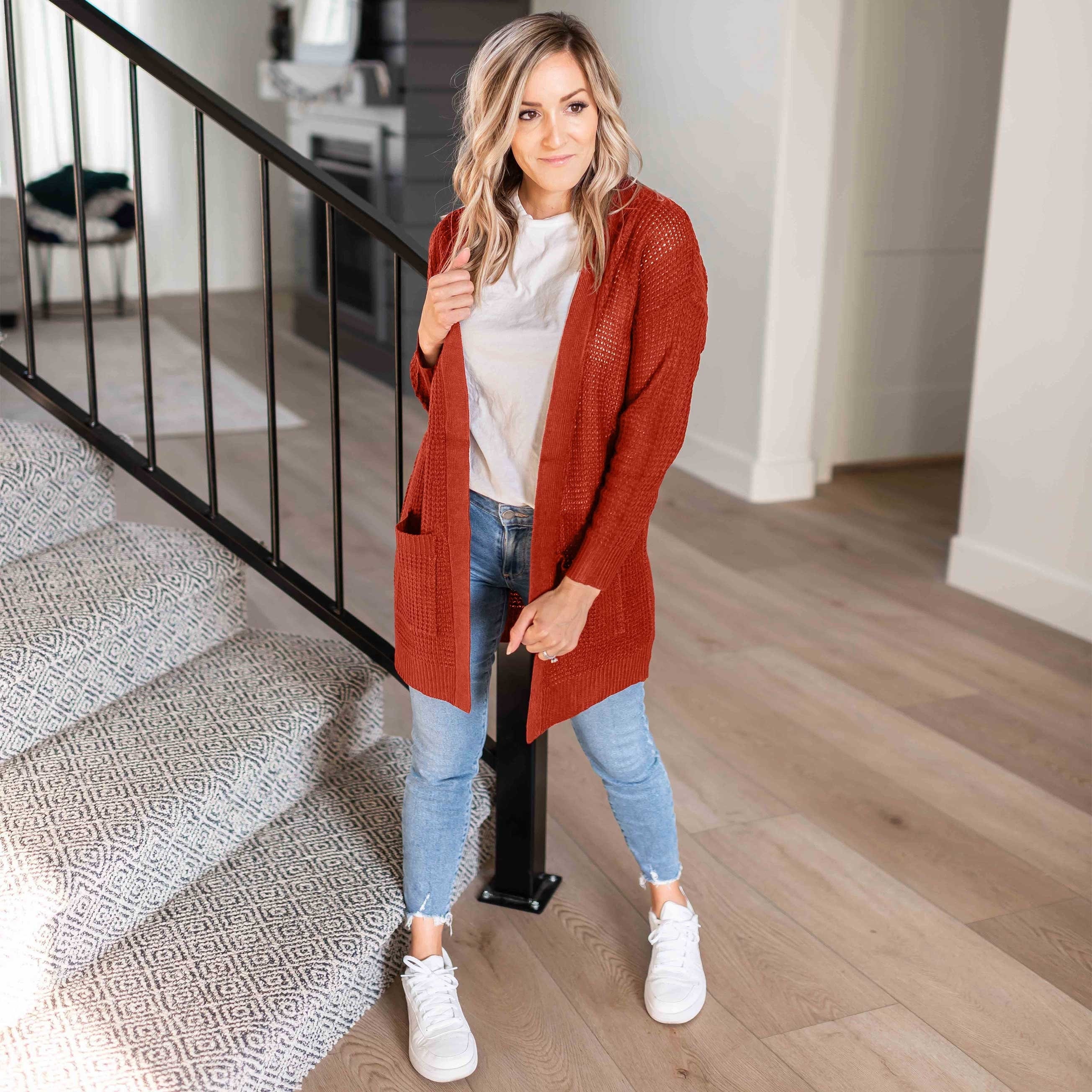 Long Tan Cardigan - Etsy