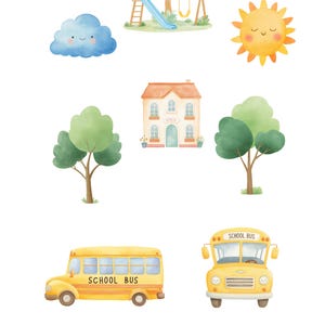 School Clipart Bundle – Cute Animals, Woodland Autumn Classroom ...