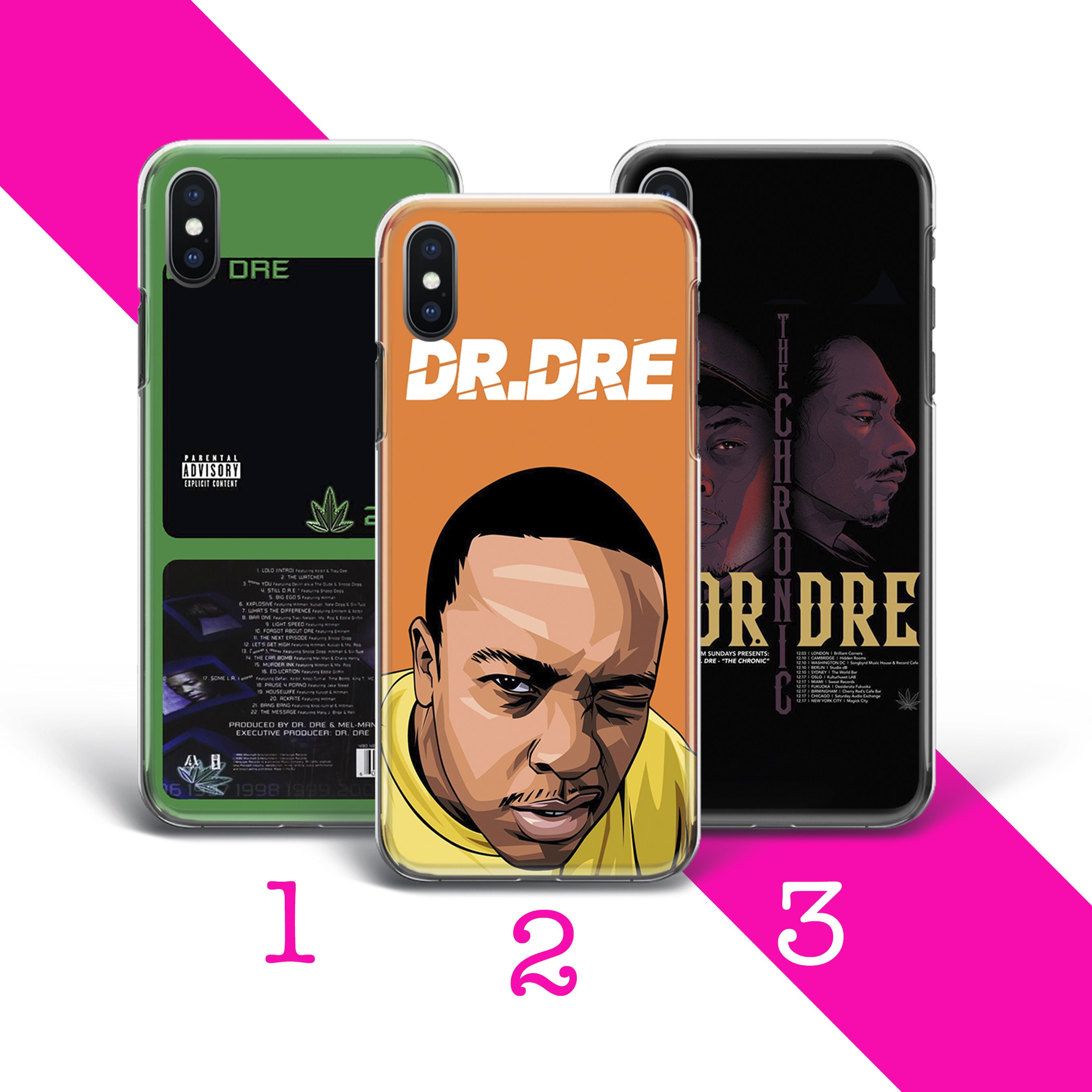 Dr. DRE N2 iPhone 4 5 SE 2020 2022 6 7 8 Plus X XS Xs Max Xr -  Denmark