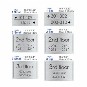 Custom Directional Signs, Hotel Room Directories, Floor Navigation ...