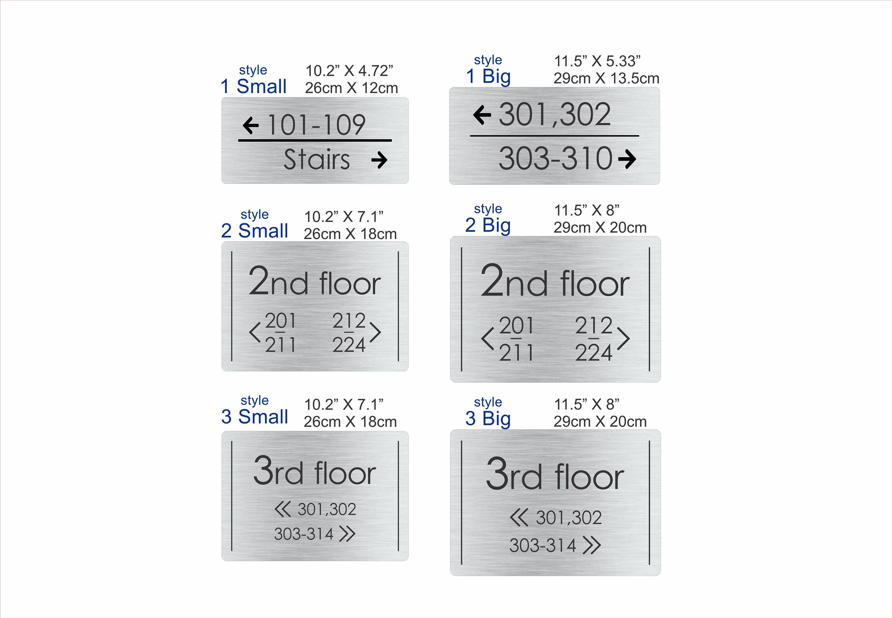 Custom Indicator Sign Custom Directional Signs, Hotel Room Directories, Floor Navigation ...