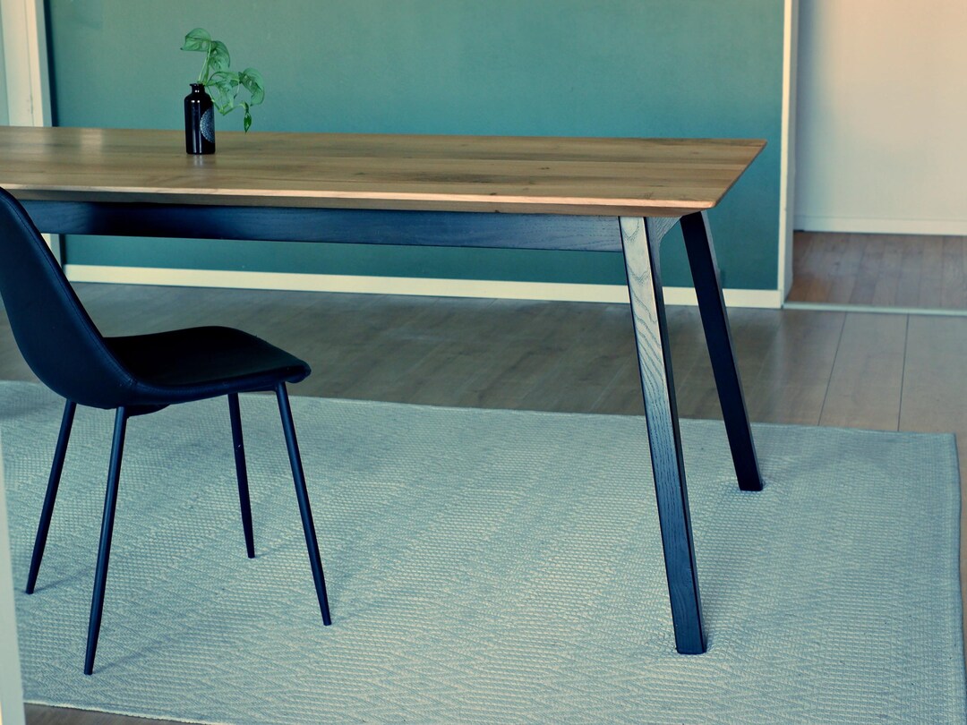 Dining Table Made of Solid Oak - Handcrafted in Scandinavian Design ...