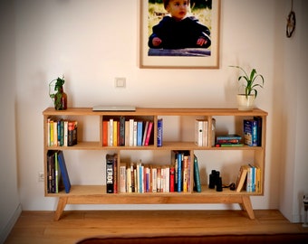 Bücherregal Sideboard Eiche massiv & Multiplex handgefertigt